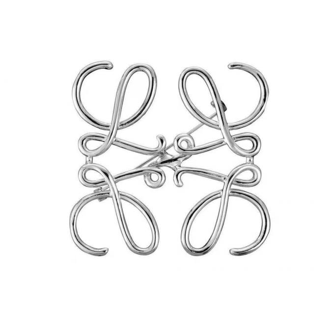 Figure Customization Muslim Fashion Brooch Crystal Letter Diamond Brooch For Men 5